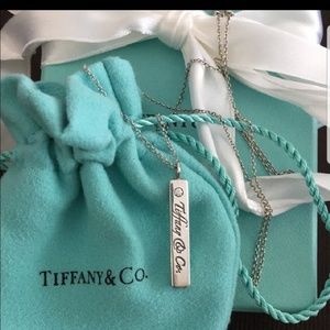 Tiffany & Co Diamond Bar Necklace